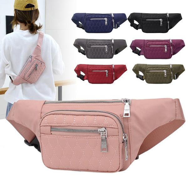 

vento marea travel waist pack for women 2021 casual nylon waterproof chest handbag belt shoulder bag large capacity sport purses bags