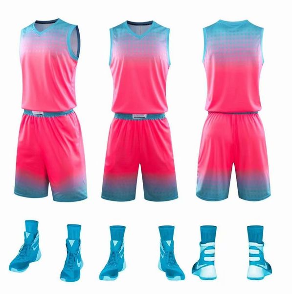 

men's youth jerseys men basketball jersey personalized number name comfortable lightweight breathable wear-resistant and wrinkle resist, Black;red