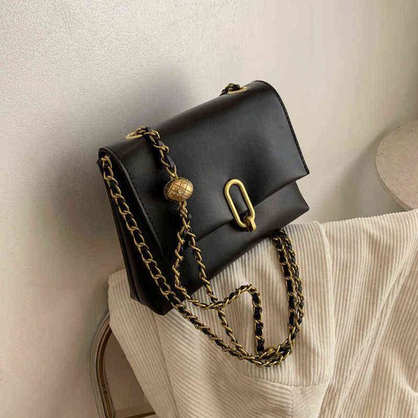 

high sense small bag women's fashion versatile single shoulder autumn and winter menger chain
