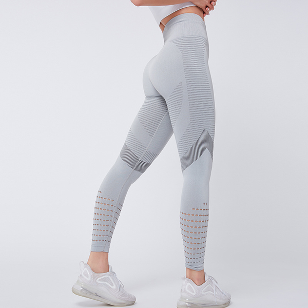 

fitness yoga wear seamless high-rise sports pant for woman outfits, White;red
