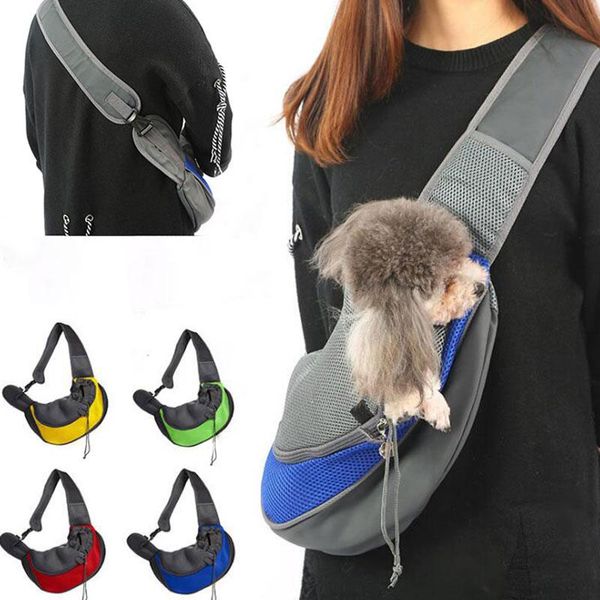 

dog car seat covers portable breathable carrier outdoor travel handbag mesh shoulder bag sling pet tote cat puppy