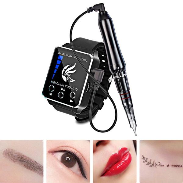

tattoo guns kits machine semi-permanent full throw one smart watch