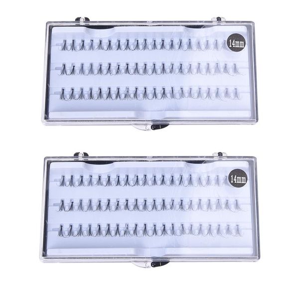 

false eyelashes 2 tray individual eyelash eye lash extension 14mm