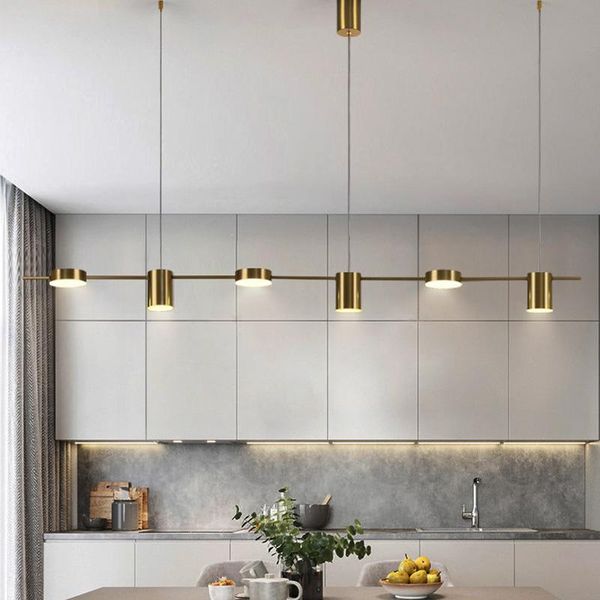 

pendant lamps gold led lights fixtures for dining room restaurant office deco black hanging lamp bar el suspension luminaire