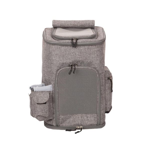 

dog car seat covers waterproof padded fabric pet puppy cat backpack rucksack carrier bag open soft side breathable mesh for travel campi