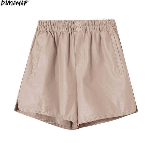 

plus size women short pant high waist pu leather slacks pants buttons summer lady oversize home fashion skirt 4xl 210531, White;black