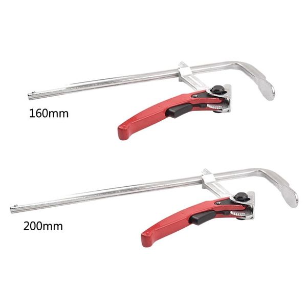 

professional hand tool sets anti-slipped gear bar clamps for woodworking, universal f-clamp tablerelease holder carpenter worktable vise