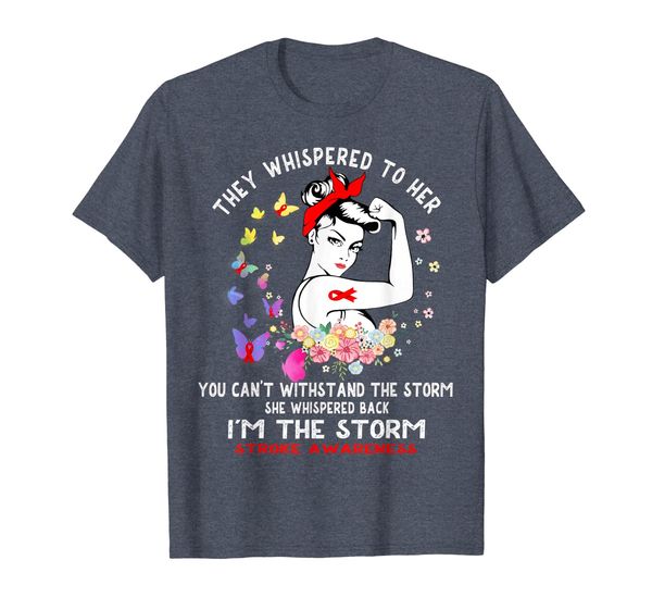 

I'm The Storm Stroke Awareness Shirt, Mainly pictures