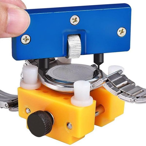 

professional hand tool sets 1 x set watch back case opener repairing rear cover opening devices kit battery changing tools