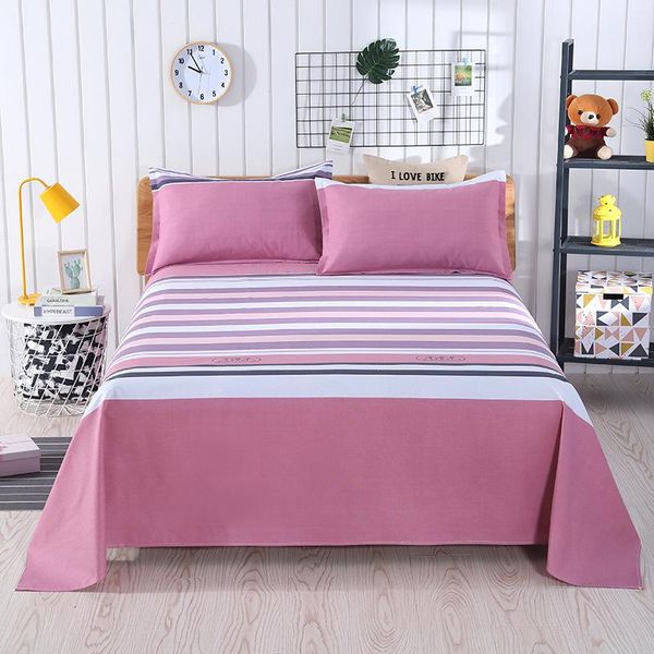 

bedding sets 2021 pink blue green stripe comforter fashion 100% cotton home set