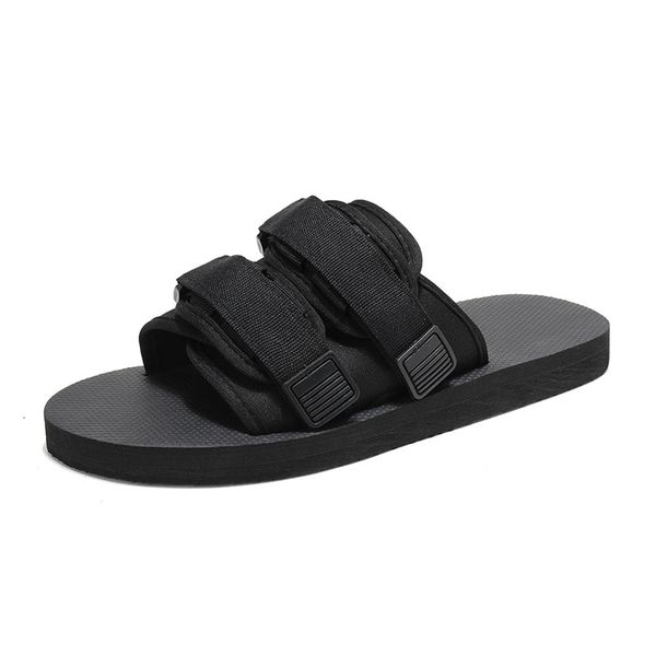 

slippers outside comfortable couple men women black slides casual shoes summer 9x22