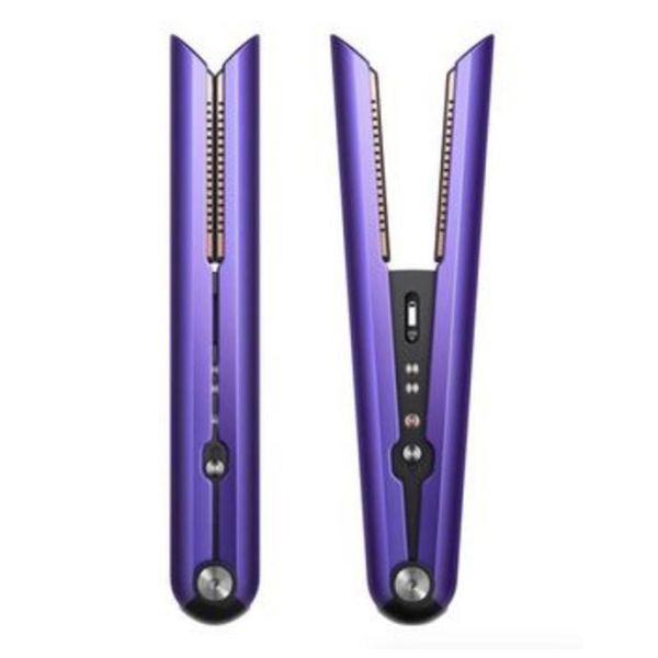

2 in 1 curler hair straightener fuchsia color goods, Black