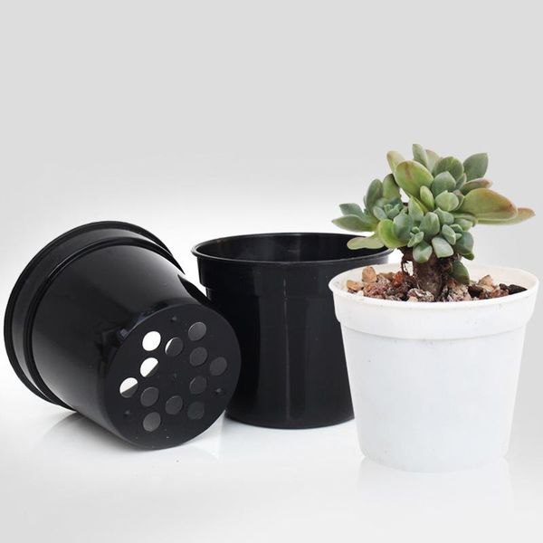 10 pezzi di plastica vivaio vaso di fiori piantine fioriera contenitori vaso di fiori set fondo cavo succulente forniture da giardino fioriere vasi