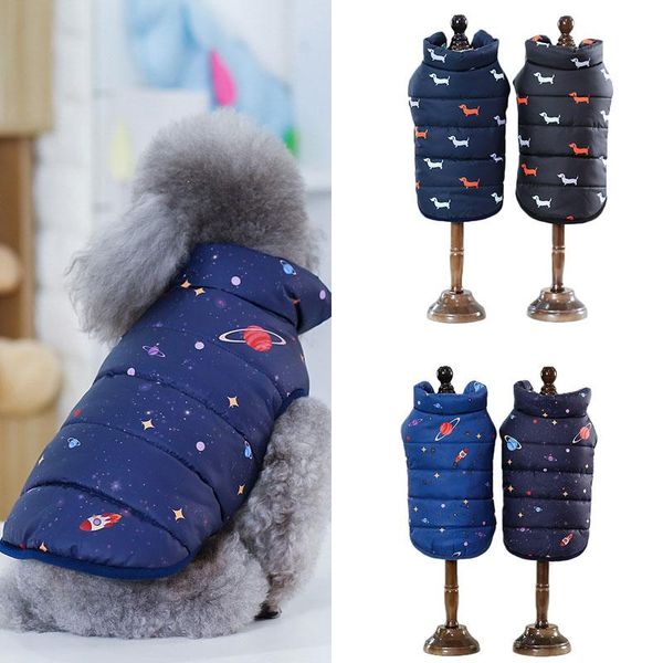 

dog apparel winter warm coat jacket clothing puppy down vest cat clothes chihuahua pug small