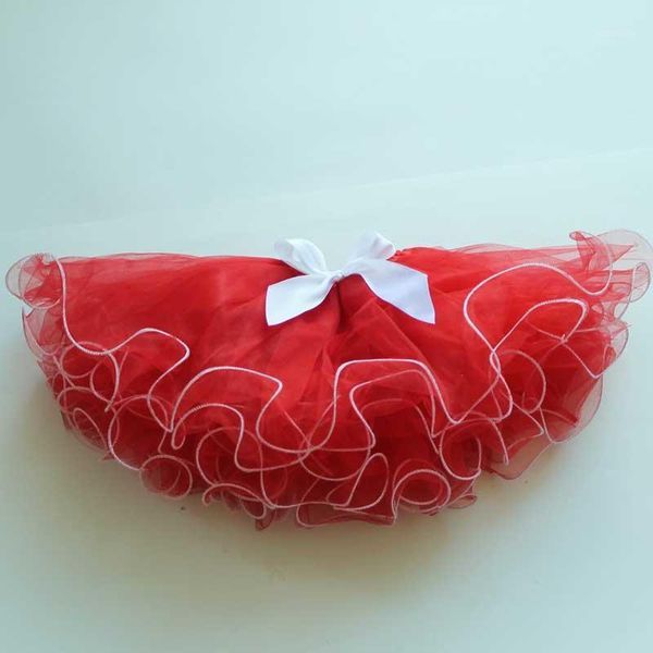 

christmas baby tutu skirt toddle pleated with chevron edge knotbow, Blue