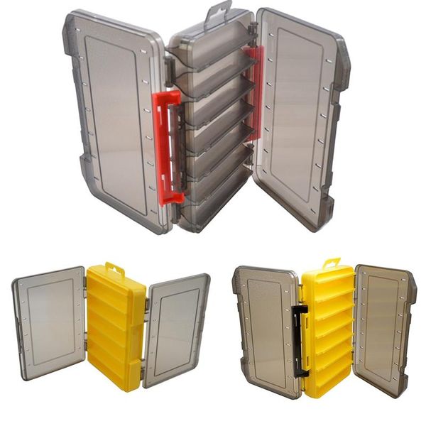 

fishing accessories tackle boxes bait lure hook storage double sided high strength box large size quality