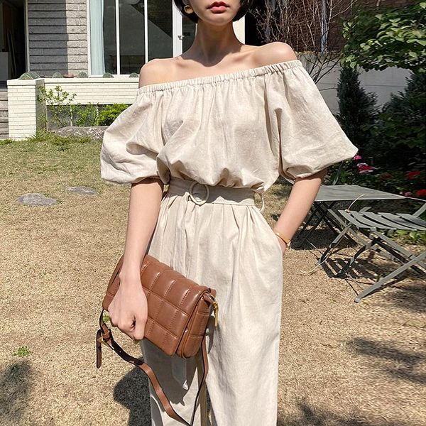 

casual jumpsuit women summer off-shoulder one-neck loose short sleeve wide leg overalls straight rompers plus size gym clothing, White;black