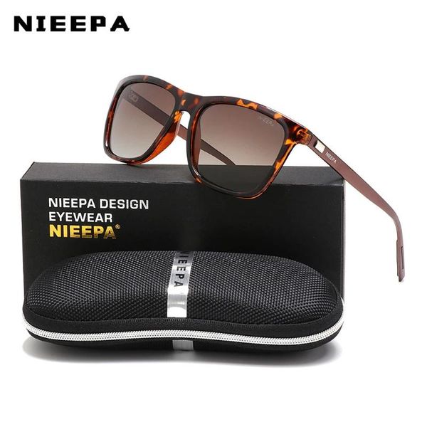 

sunglasses nippea brand retro aluminum+tr90 square polarized lens vintage eyewear accessories sun glasses for men/women, White;black