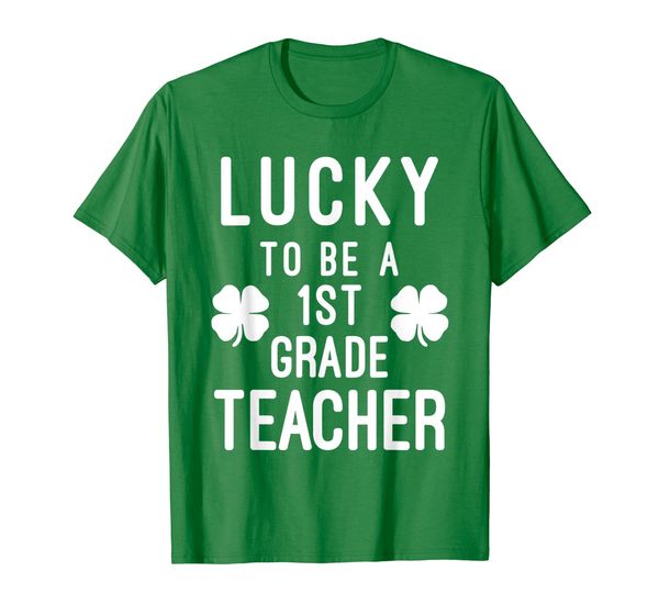 

Lucky To Be A 1st Grade Teacher T Shirt St Patricks Day, Mainly pictures