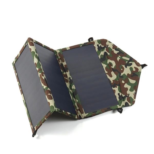 

30w 5v dual usb prot sunpower solar panel foldable power bank phone charger