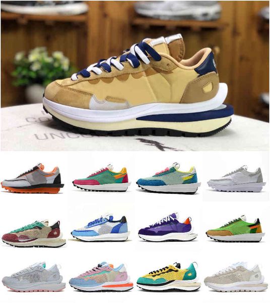 

shoes sacais waffle vaporwaffle pegasus running mens womens nylon white black nyc pigeon fragment chunky dunky ldv daybreak green gusto