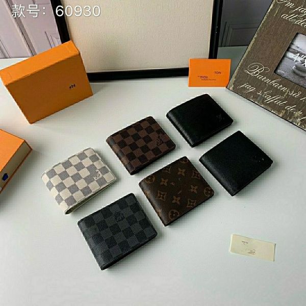 

gglvlouisvitton yslvutton short folding wallet classic evening package clutch handbag leather card package check fol, Red;black