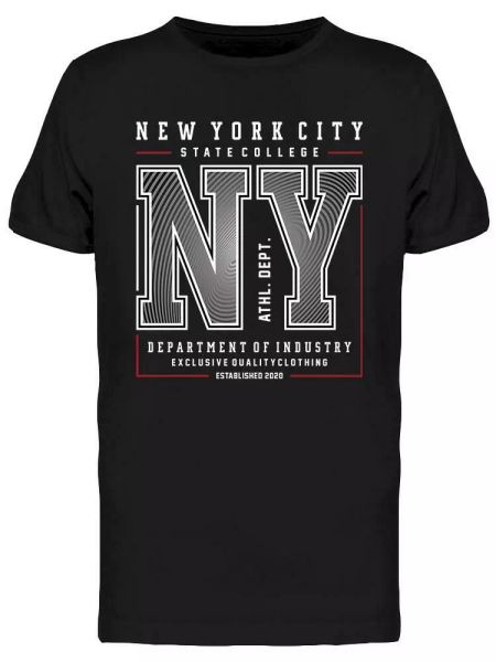 

New York City 2020 Tee Men's -Image by Shutterstock, White;black