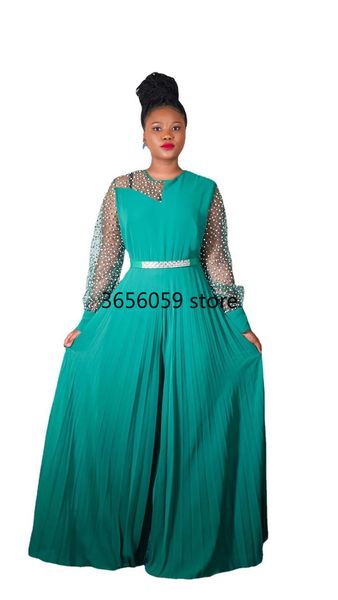 

ethnic clothing african clothes for women pleated jumpsuit africa dashiki evening party plus size no belt, Red