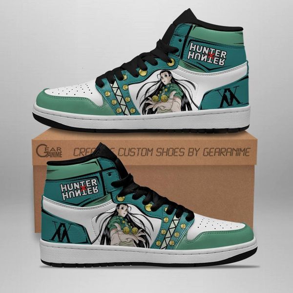 

illumi zoldyck hunter x sneakers custom hxh anime shoes