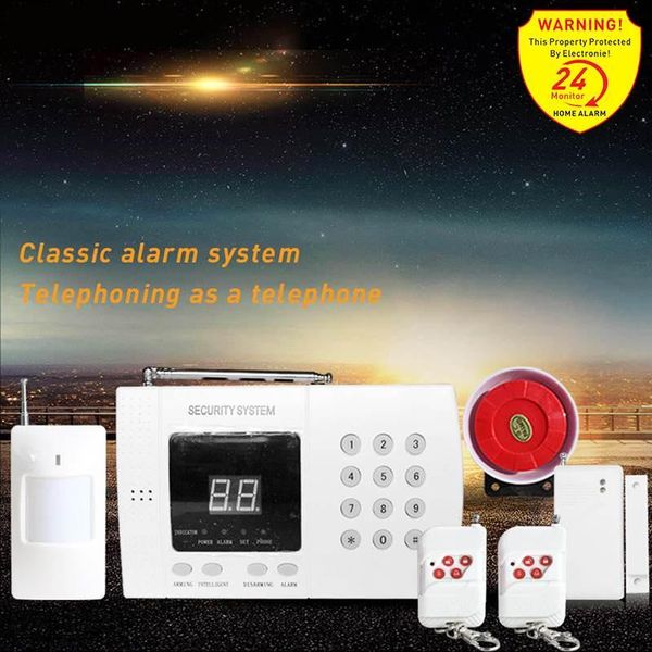 

set 99 wireless zone 433mhz gsm alarm system auto dial pstn telephone line home detector burglar security systems