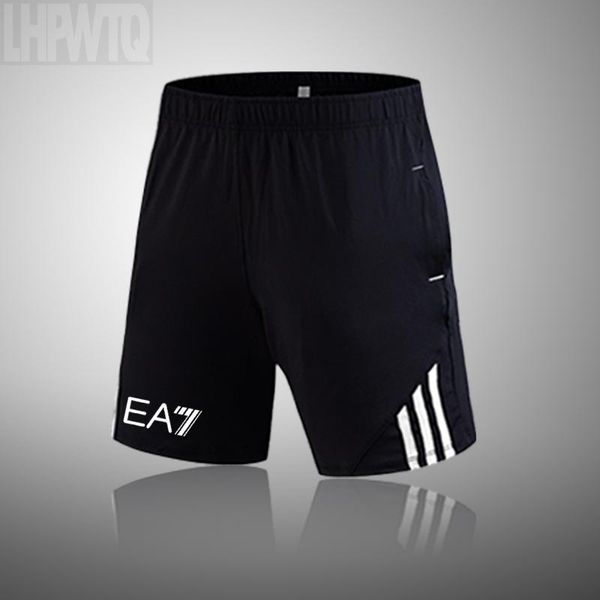 

running shorts men's gym fitness training quick dry beach short pants male summer sports workout bottoms 2021, Black;blue