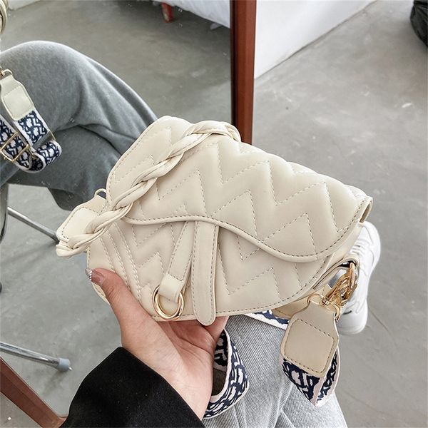 

bag women's bag new embroidered line width shoulder strap purse outlet