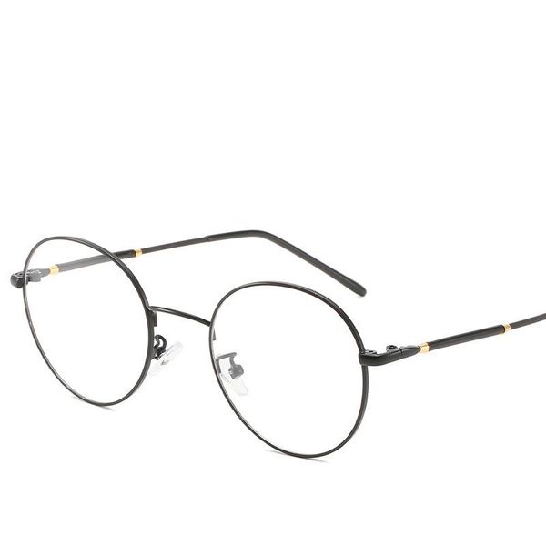 

fashion sunglasses frames retro stainless steel spectacle for men and women, Black