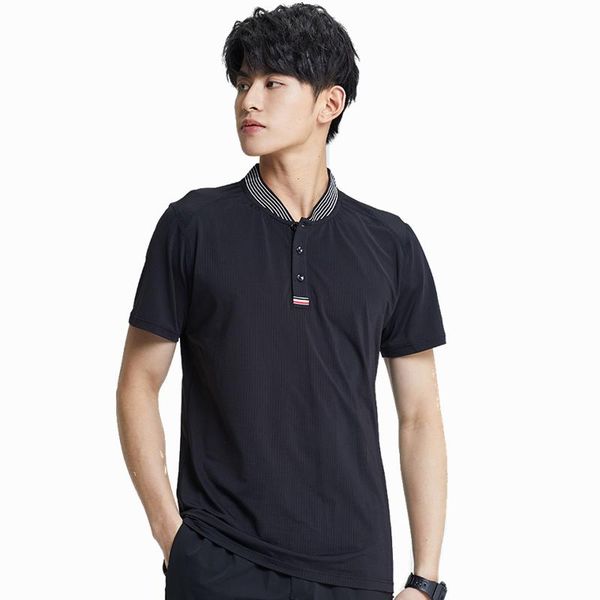 

summer men women short sleeve running shirt sports outdoor jogging gym tennis training loose sportswear elastic t-shirt jerseys, Black;blue