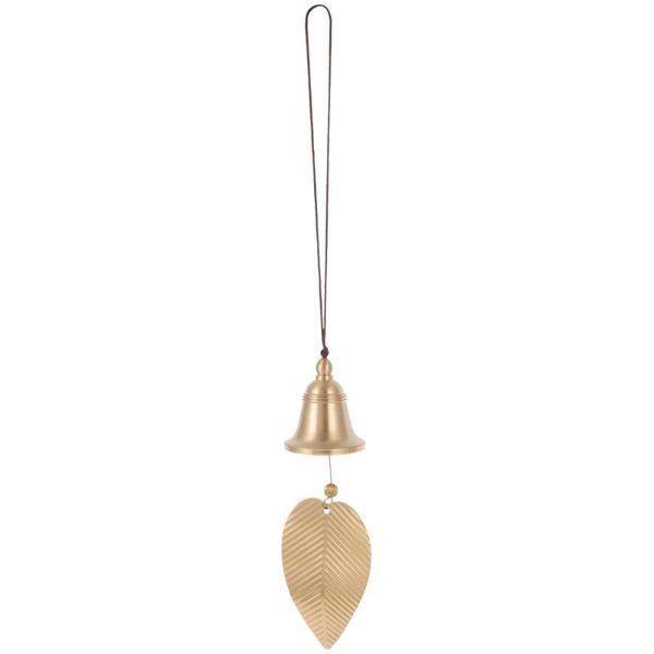 

decorative objects & figurines 1pc household wind bell creative leaf hanging chime pendant
