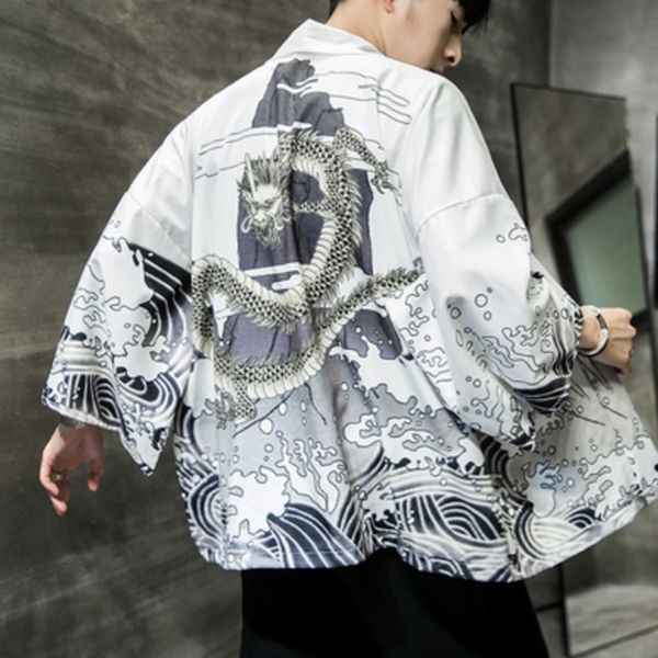 

online chinese store kimono man sunscreen asian clothe cardigan kimono shirt men traditional japanese kimonos yukata haori 10910, Red
