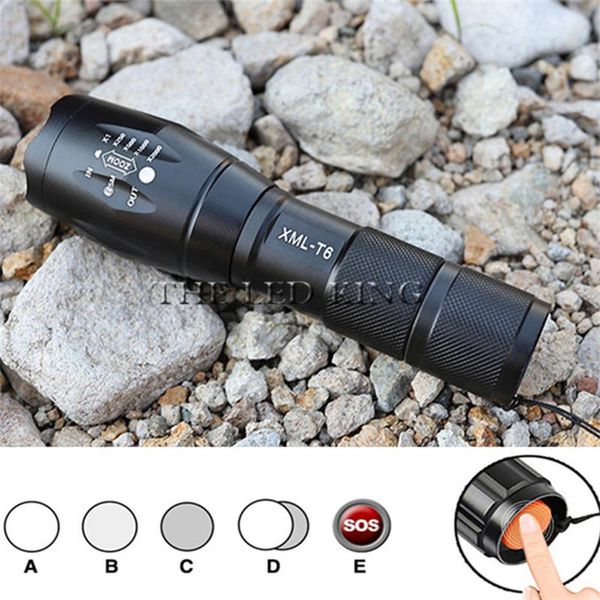 

powerful g700 cree xml t6 u3 led aluminum waterproof zoom camping torch tactical light 18650 rechargeable battery flashlights tor torches