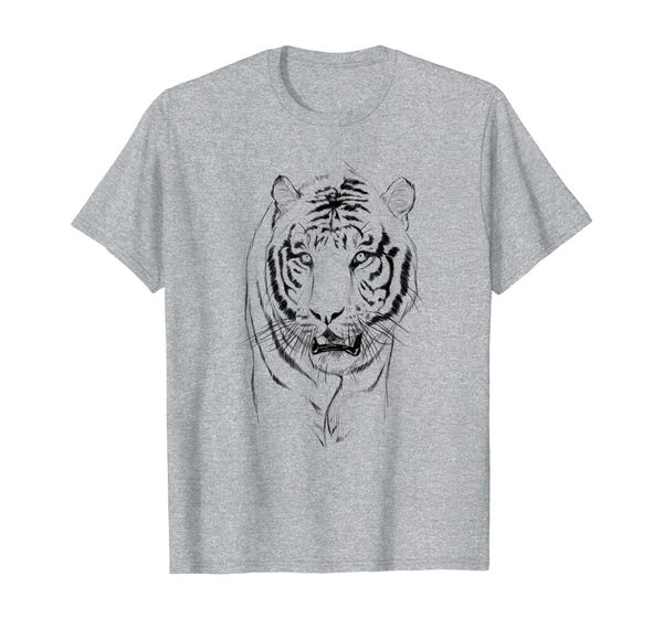 

king arthur tiger tee shirt, White;black