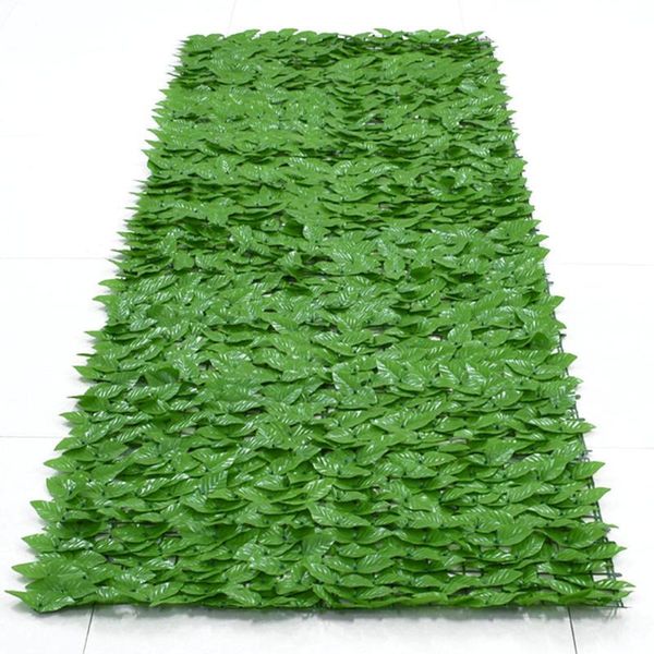 

fencing, trellis & gates garden artificial hedge yard landscaping outdoor decor balcony leaves panel plastic screen privacy fence 118x20inch