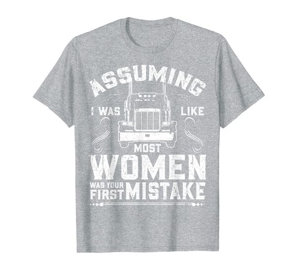 

woman trucker female truck driver t-shirt, White;black