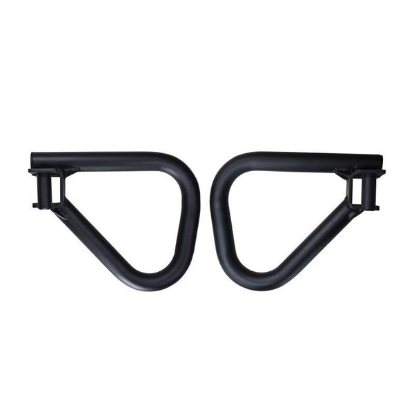 

accessories 2pcs pull up grip handles steel dip bar attachments for power cage push bracket handle