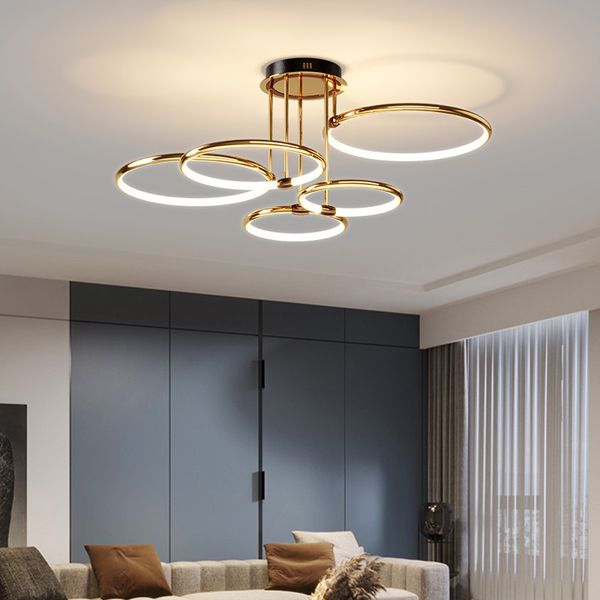 Decorar Led Chandelier luzes de iluminação interior para o estudo do quarto Crianças Sala de estar Chandeliers Luminária Lâmpada moderna lustre