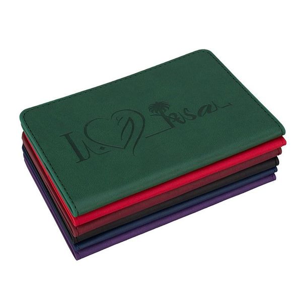 

card holders creative travel women men pu passport cover business id holder case license ticket wallet clip organizer green red, Brown;gray