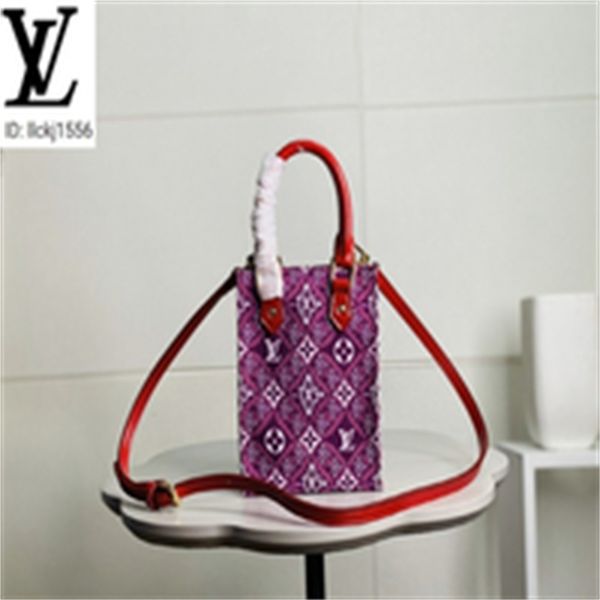 

handles handbag handbags brand totes mini presbyopia designer shoulder bag women luxury iconic bags i9t0 shoulder bags m69846 purple cro, Red;black