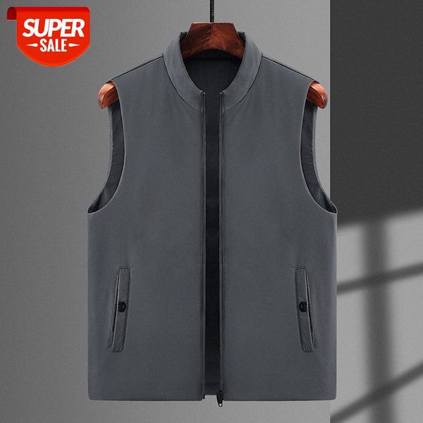 

large size vest men's outdoor waistcoat stand-up collar autumn and winter leisure pgraphy fishing jacket men #so2k, Black;brown
