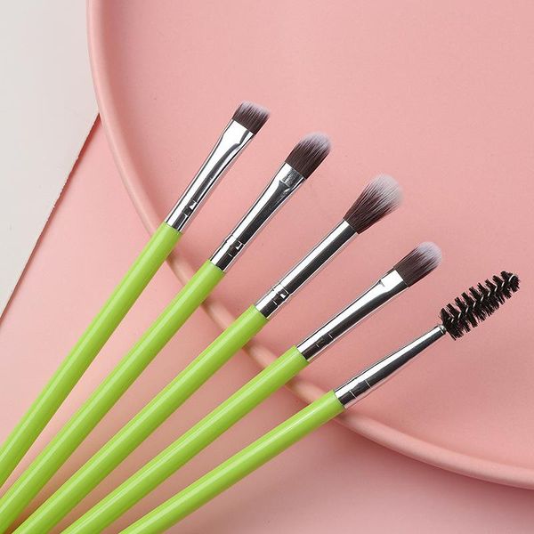 

makeup brushes 5 pcs soft hair brush set eye shadow portable nose detail tool