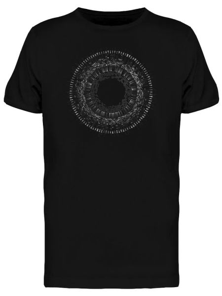 

futuristic data visualization men's tee -image by shutterstock, White;black