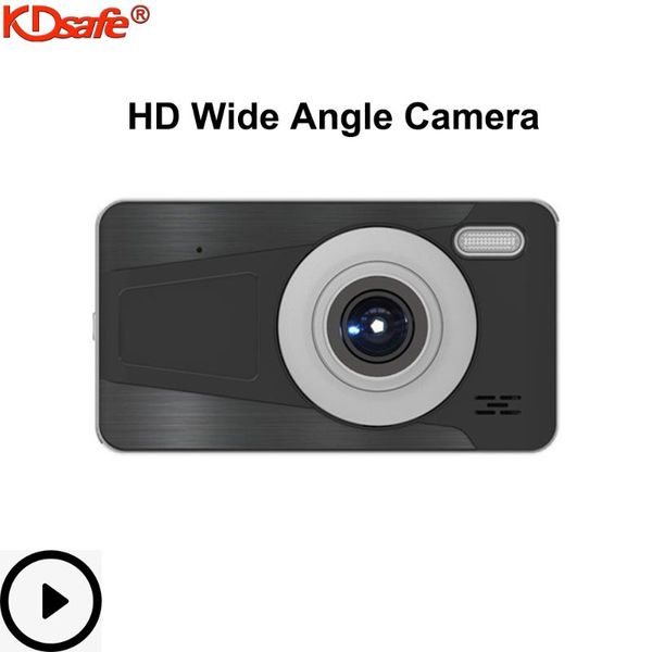 

kdsafe dash cam full hd 1080p loop recording dual lens car dvr wide angle video registrator night vision 24h parking monitor dvrs