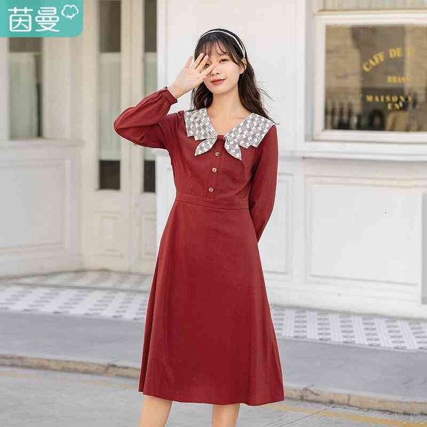 

dress spring autumn one-piece elegant art style butterfly shape collar a line women dress vq0x, Black;gray