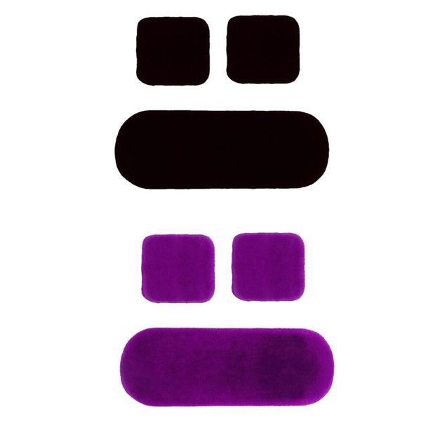 

3pcs car seat covers faux sheepskin wool sofa cushion warm mat universal fit